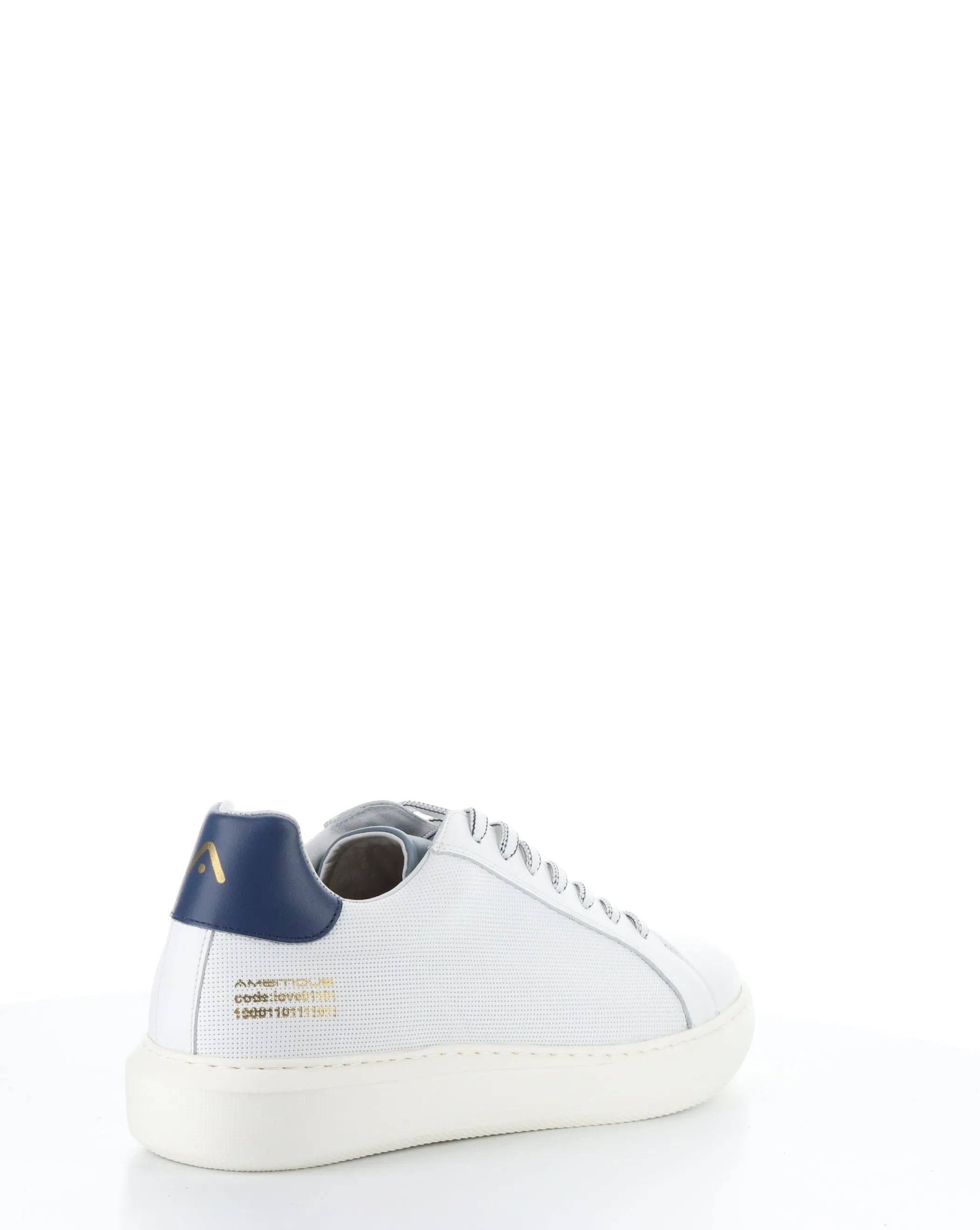 10634A OFF WHITE/BLUE/NAVY Lace-up Shoes