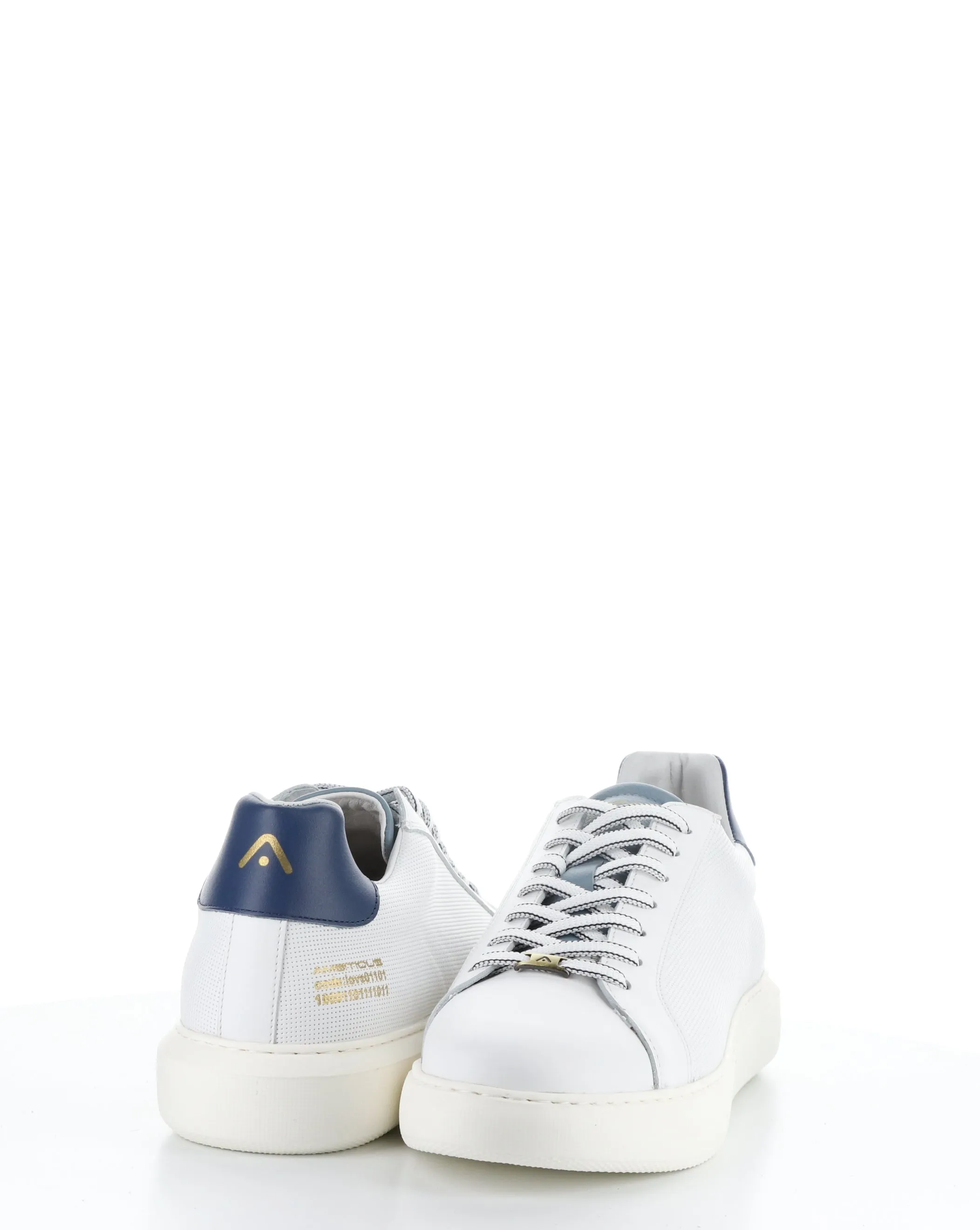 10634A OFF WHITE/BLUE/NAVY Lace-up Shoes