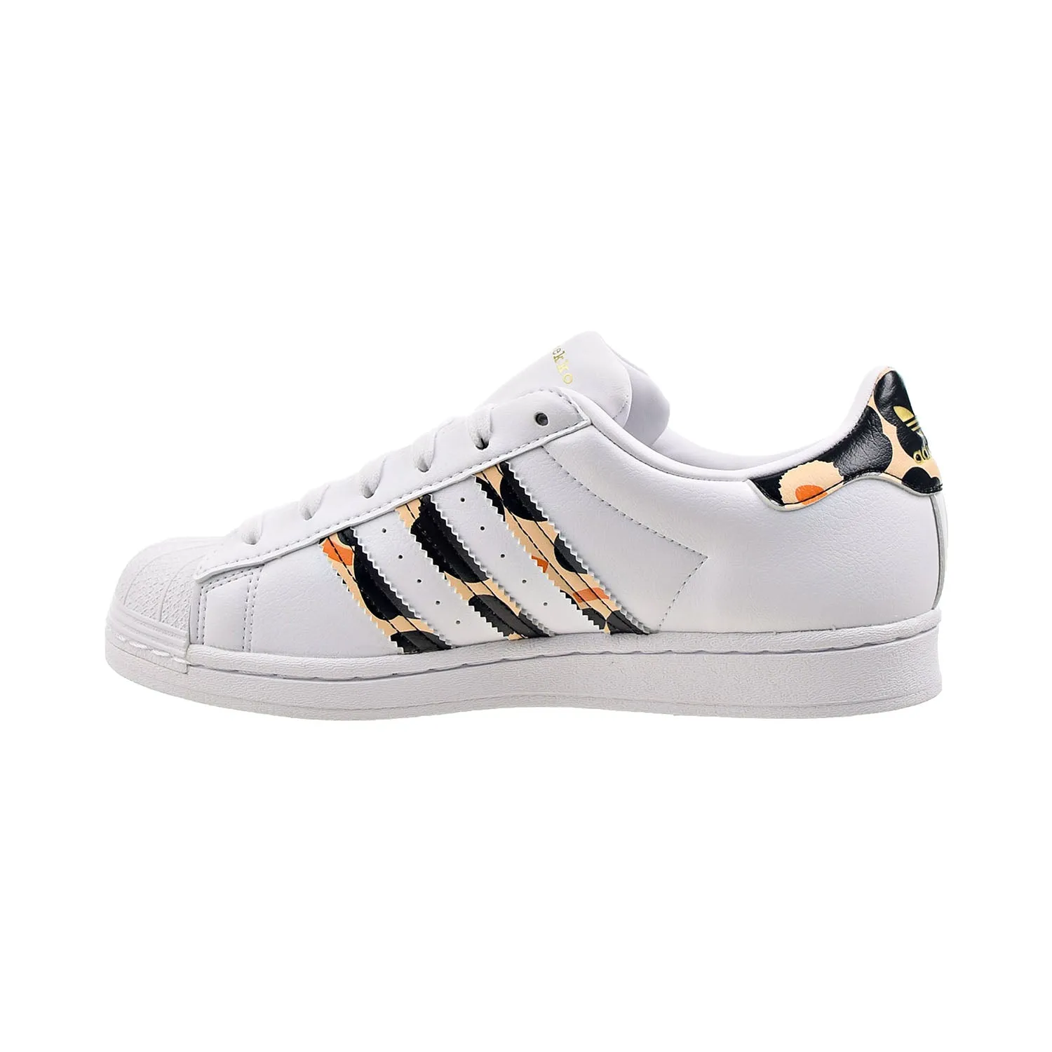 Adidas Marimekko Superstar Women's Shoes Cloud White-Core Black-Gold Metallic