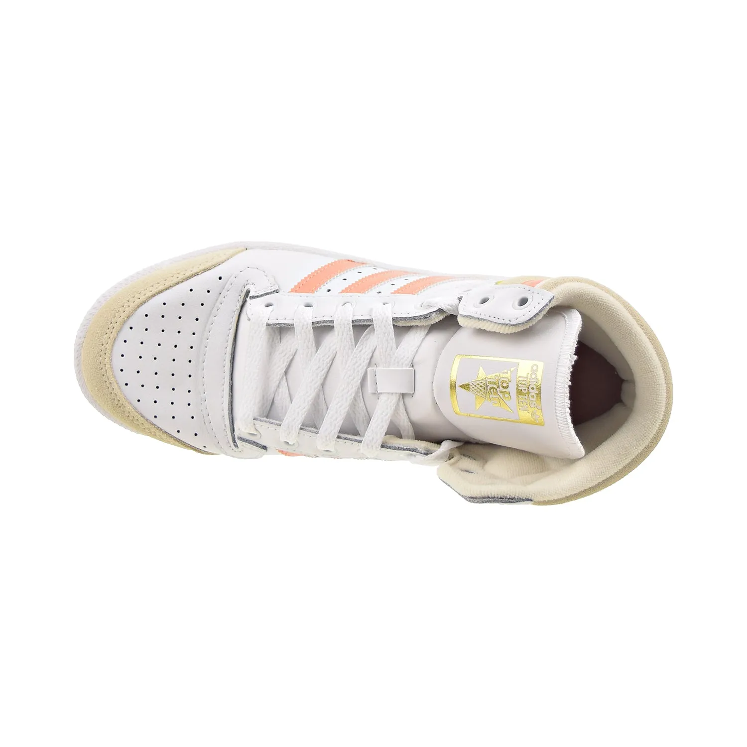 Adidas Top Ten Women's Shoes White-Ambient Blush-Gold