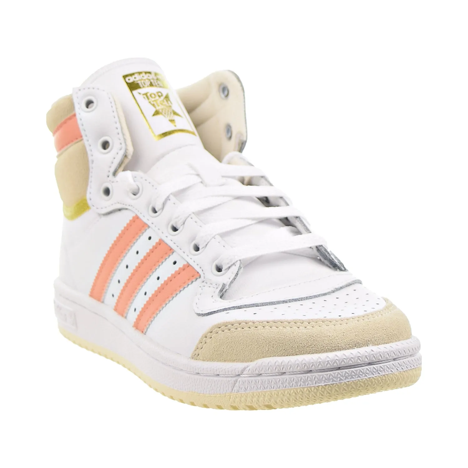 Adidas Top Ten Women's Shoes White-Ambient Blush-Gold