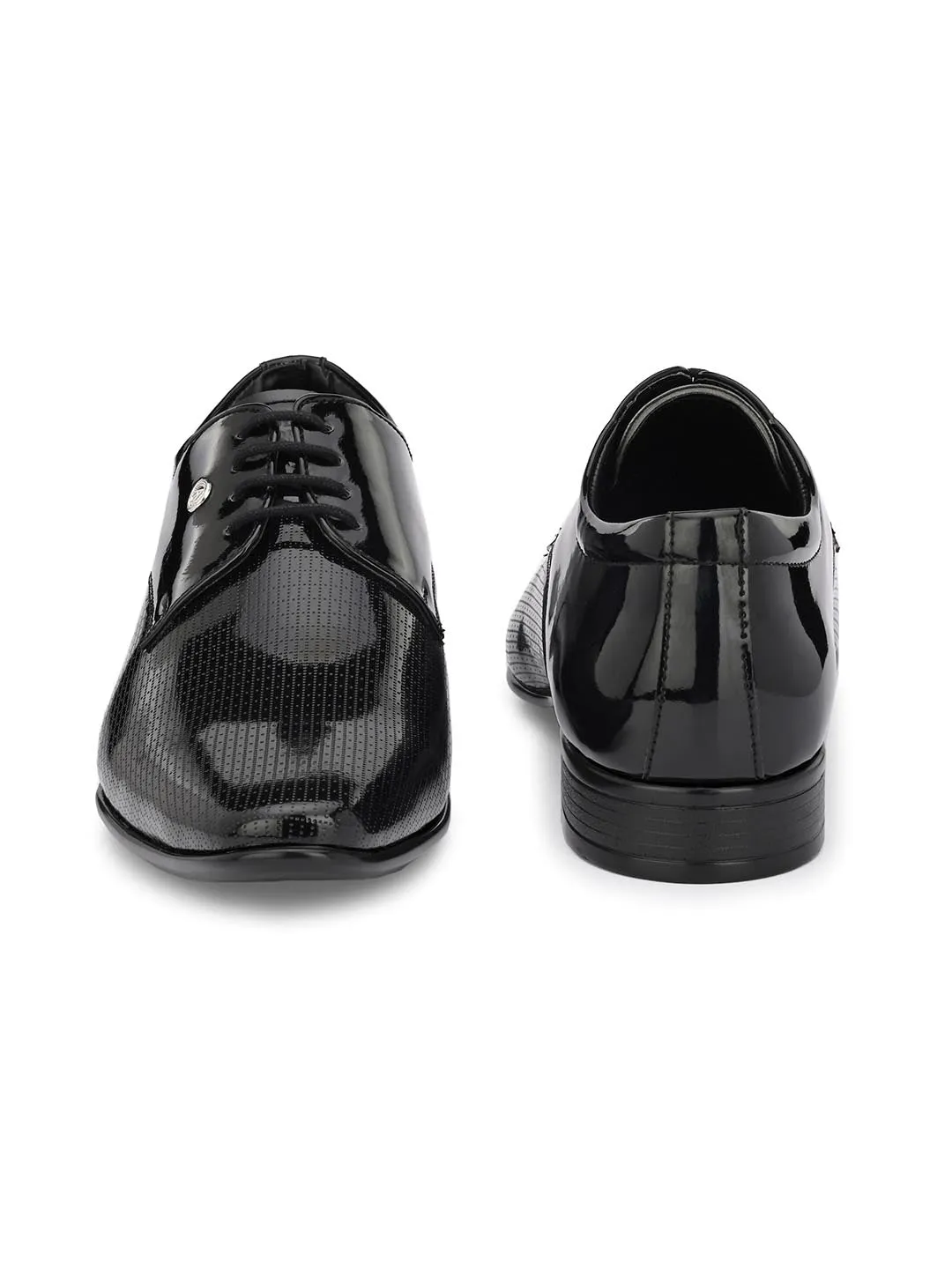 Alberto Torresi Black Patent Synthetic formal Shoes