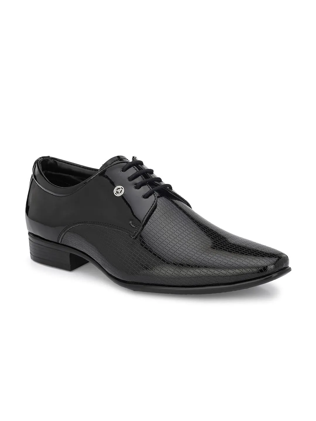 Alberto Torresi Black Patent Synthetic formal Shoes