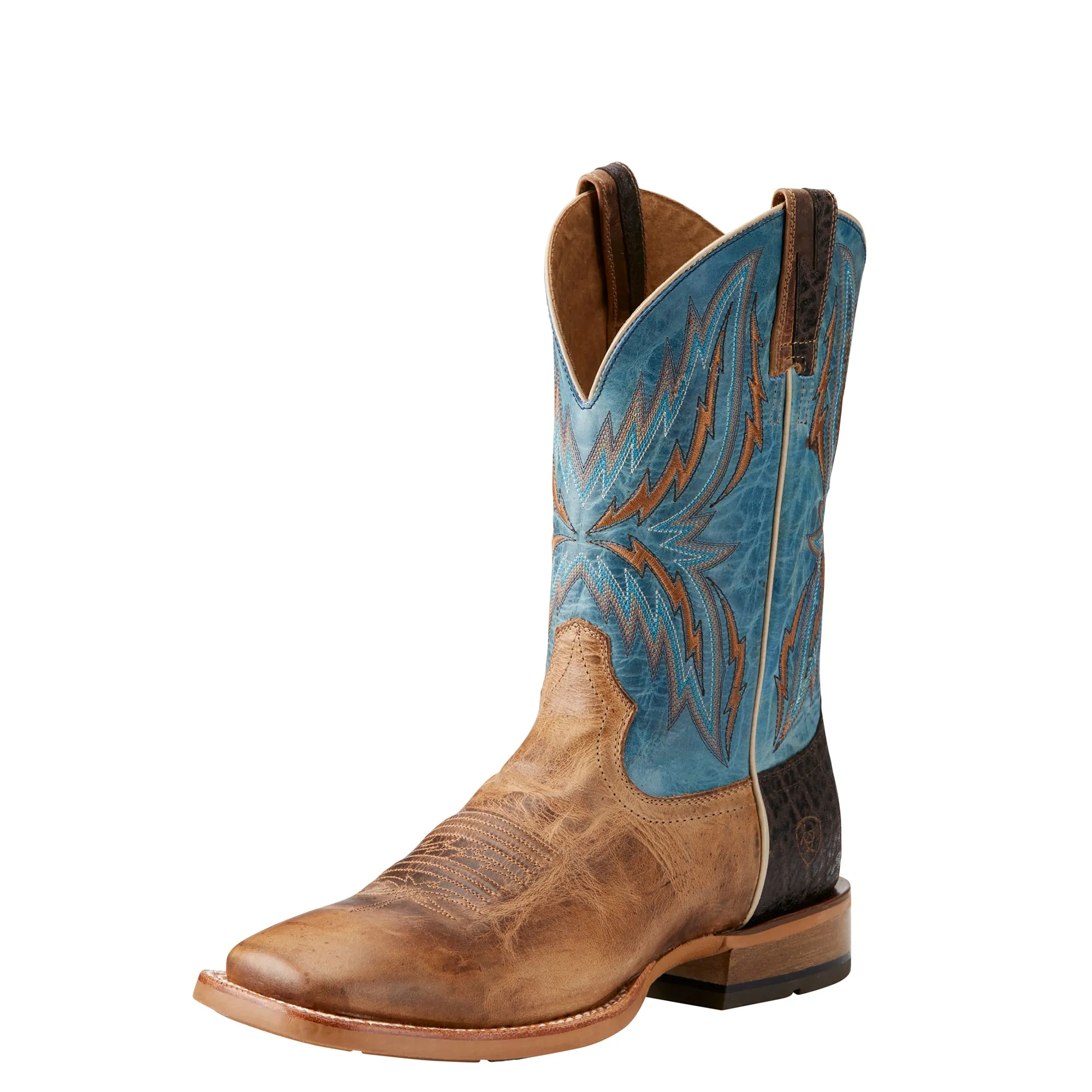 'Ariat' Men's 11" Arena Rebound - Tan / Light Blue / Dusted Wheat