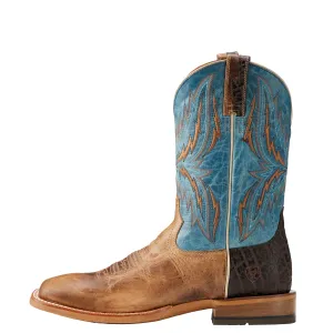 'Ariat' Men's 11" Arena Rebound - Tan / Light Blue / Dusted Wheat