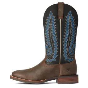 'Ariat' Men's 13" Creston Western Square Toe - Stone / Black Barrel