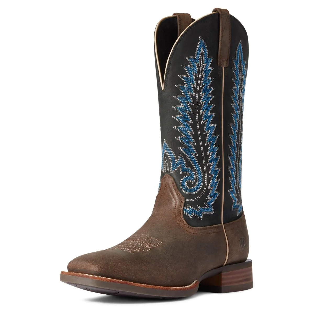 'Ariat' Men's 13" Creston Western Square Toe - Stone / Black Barrel