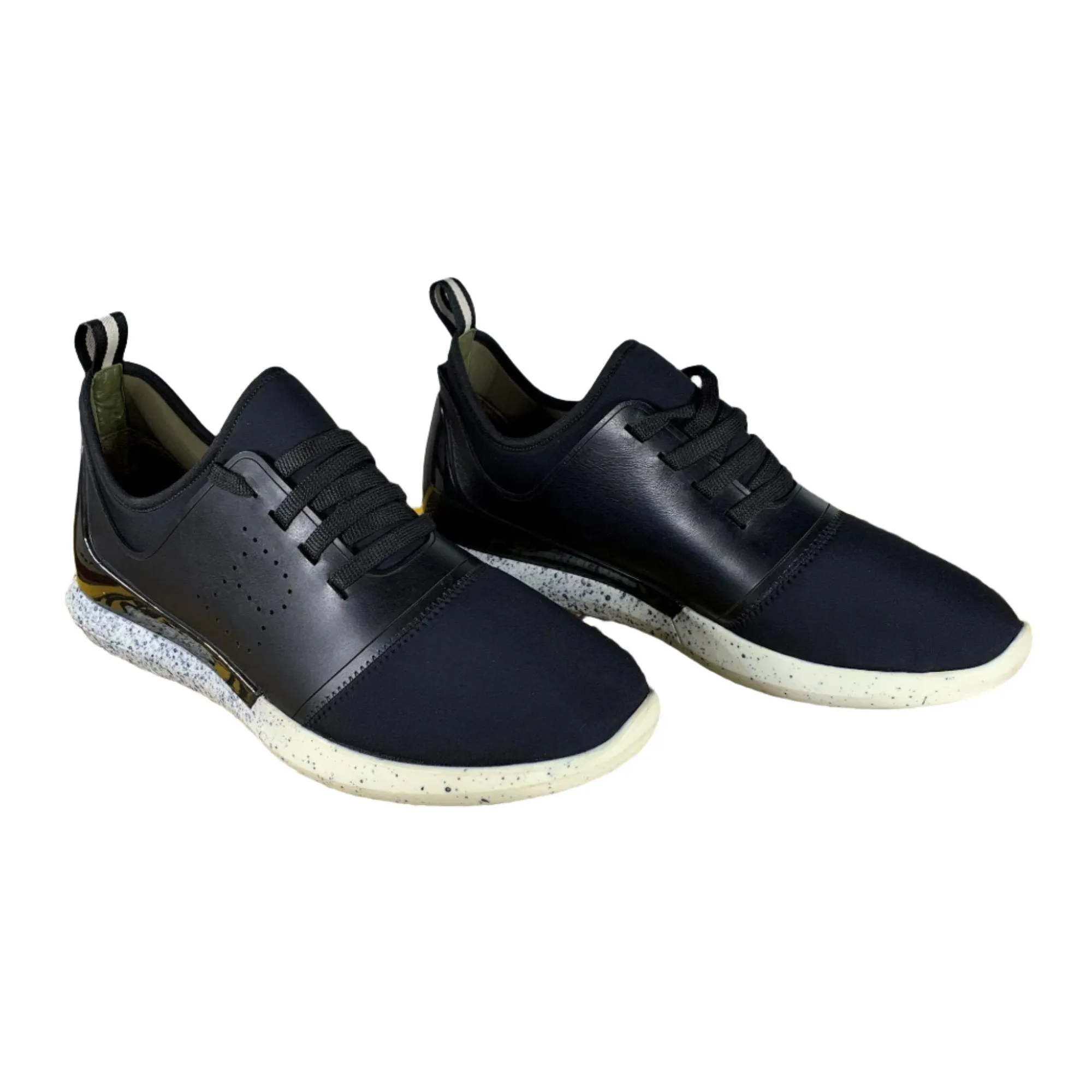 Bally Avro Black Leather Low Top Sneakers