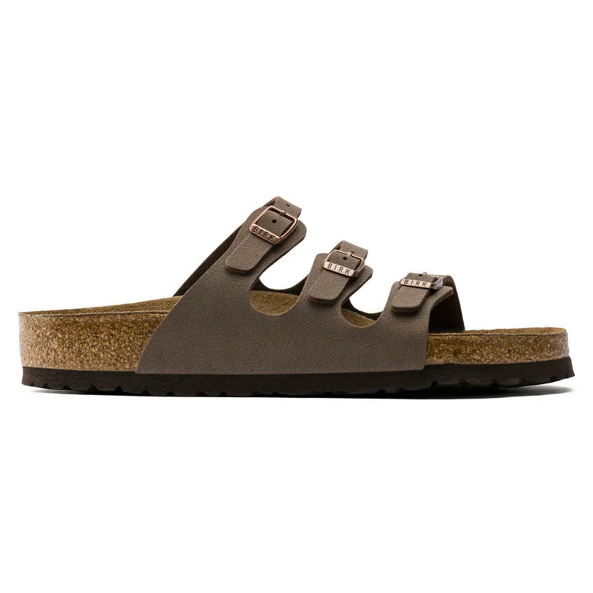 'Birkenstock USA' Women's Florida Soft Bed Footbed Sandal - Mocha