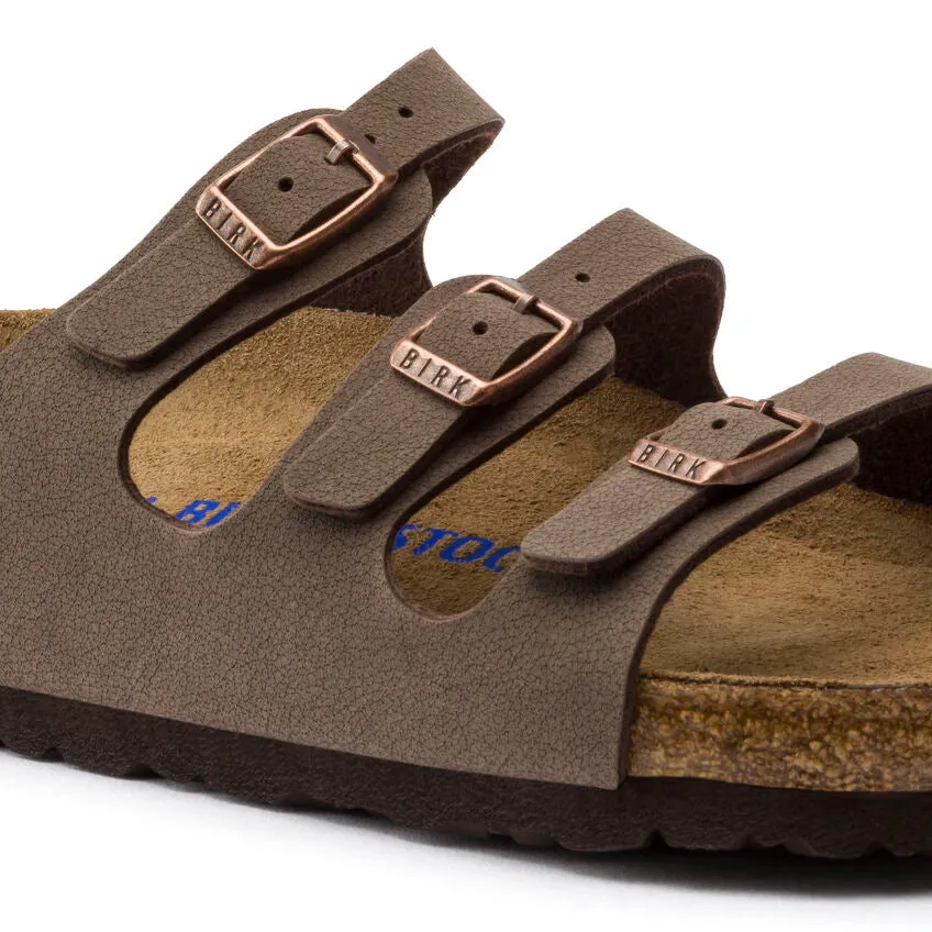 'Birkenstock USA' Women's Florida Soft Bed Footbed Sandal - Mocha