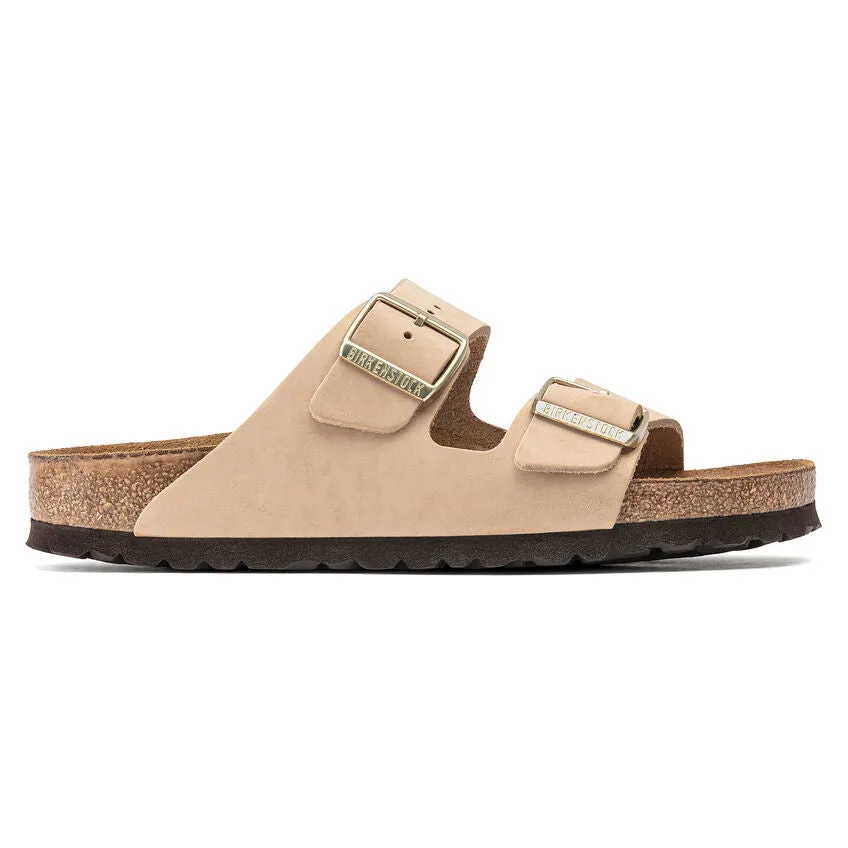 'Birkenstock' Women's Arizona Big Buckle Leather Sandal - Sandcastle