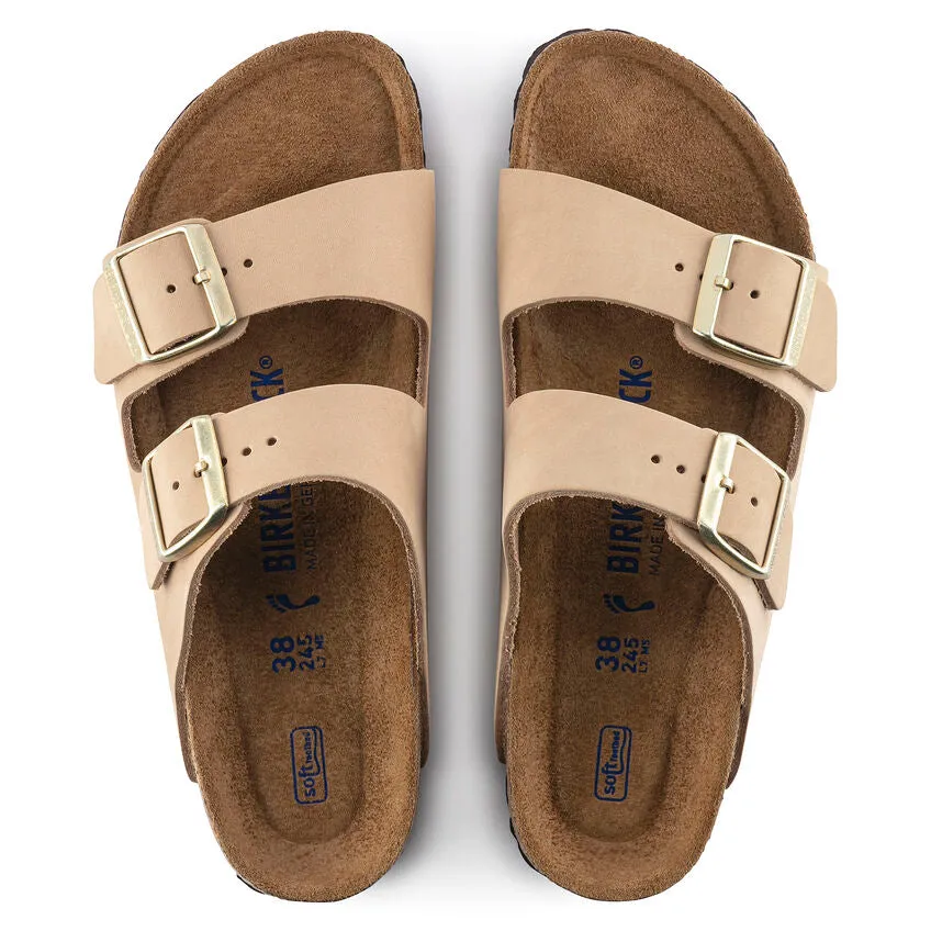 'Birkenstock' Women's Arizona Big Buckle Leather Sandal - Sandcastle