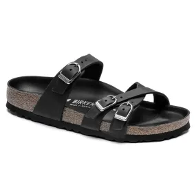 'Birkenstock' Women's Franca Leather Sandal - Black