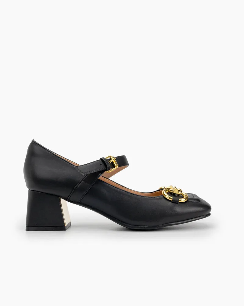 Black Classic Mary Jane Shoes