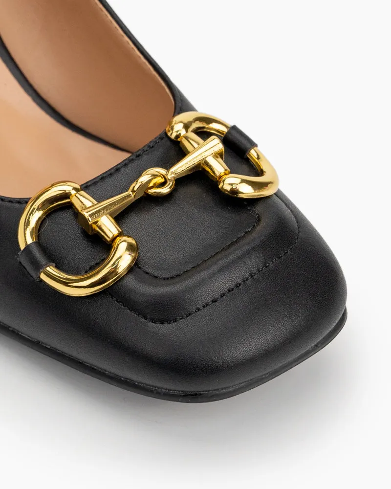 Black Classic Mary Jane Shoes