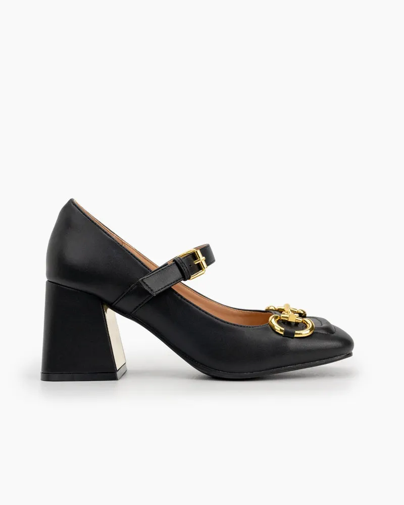 Black Classic Mary Jane Shoes