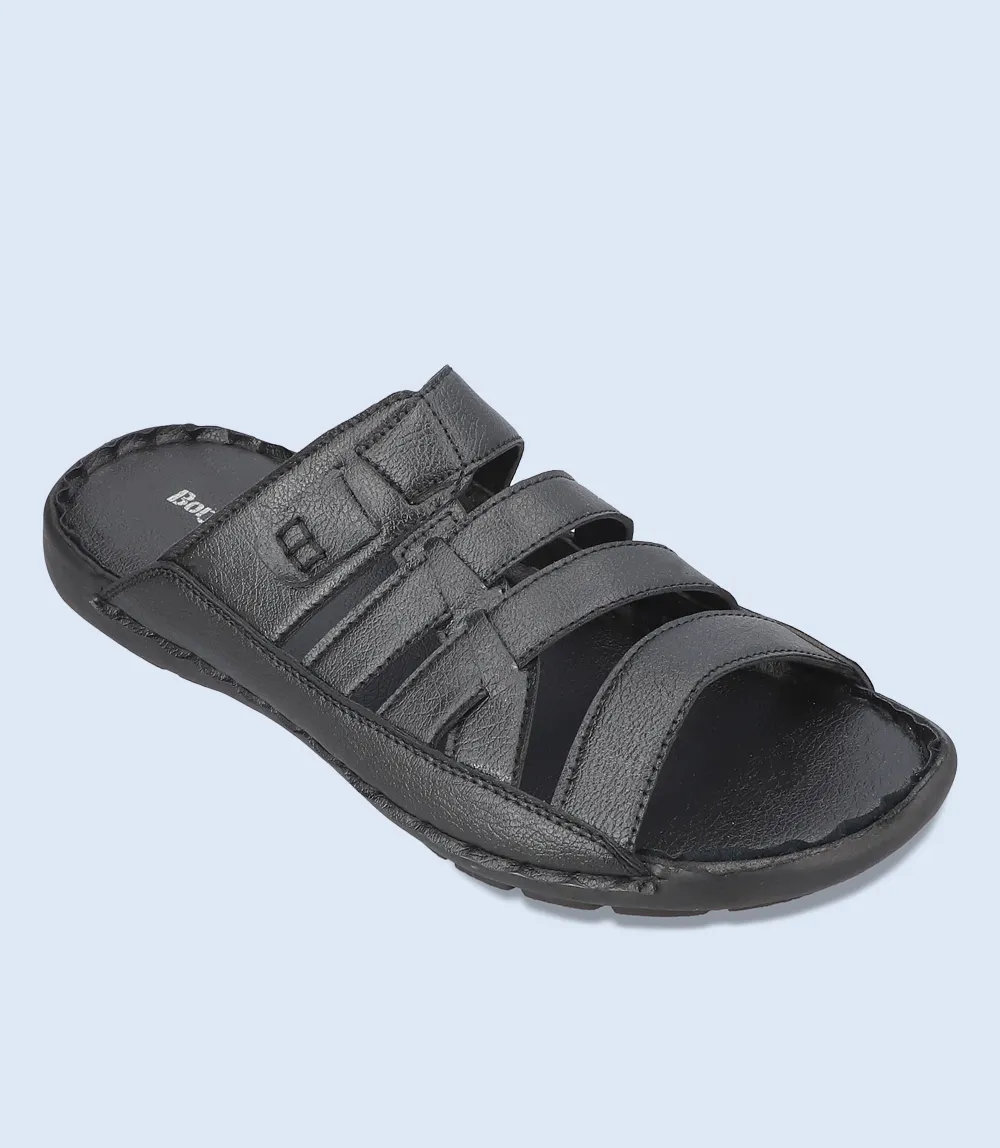 BM5527-BLACK-Men Slipper