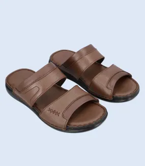 BM5601-BROWN-Men Slipper