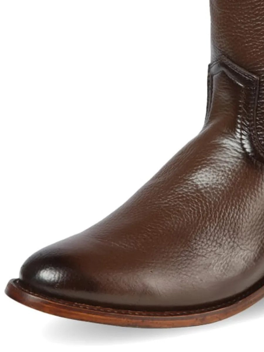 Botas Vaqueras Roper Clasicas de Piel Genuina para Hombre 'Montero' - ID: 51434