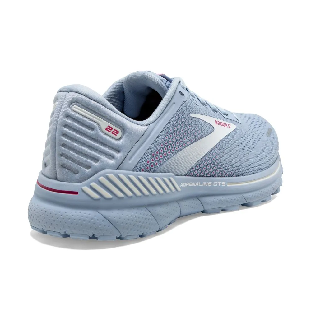 'Brooks' Women's Adrenaline GTS 22 - Kentucky Blue / White / Rose