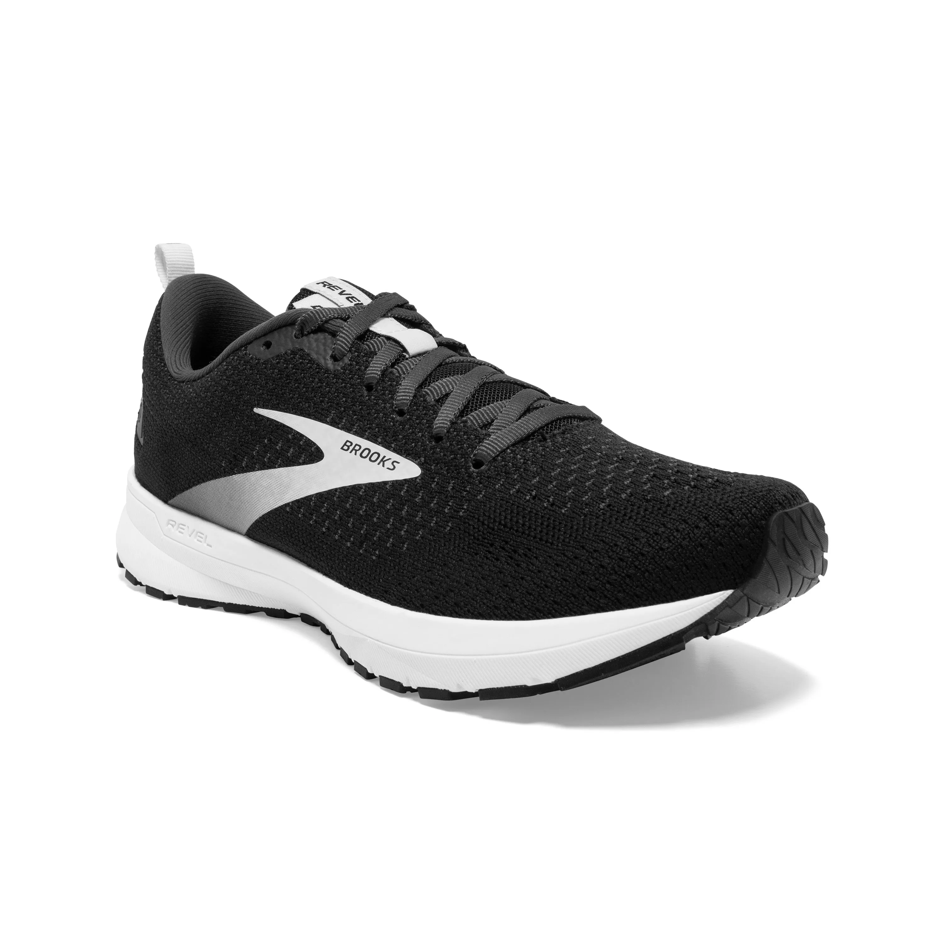 'Brooks' Women's Revel 4 - Black / Oyster / Silver