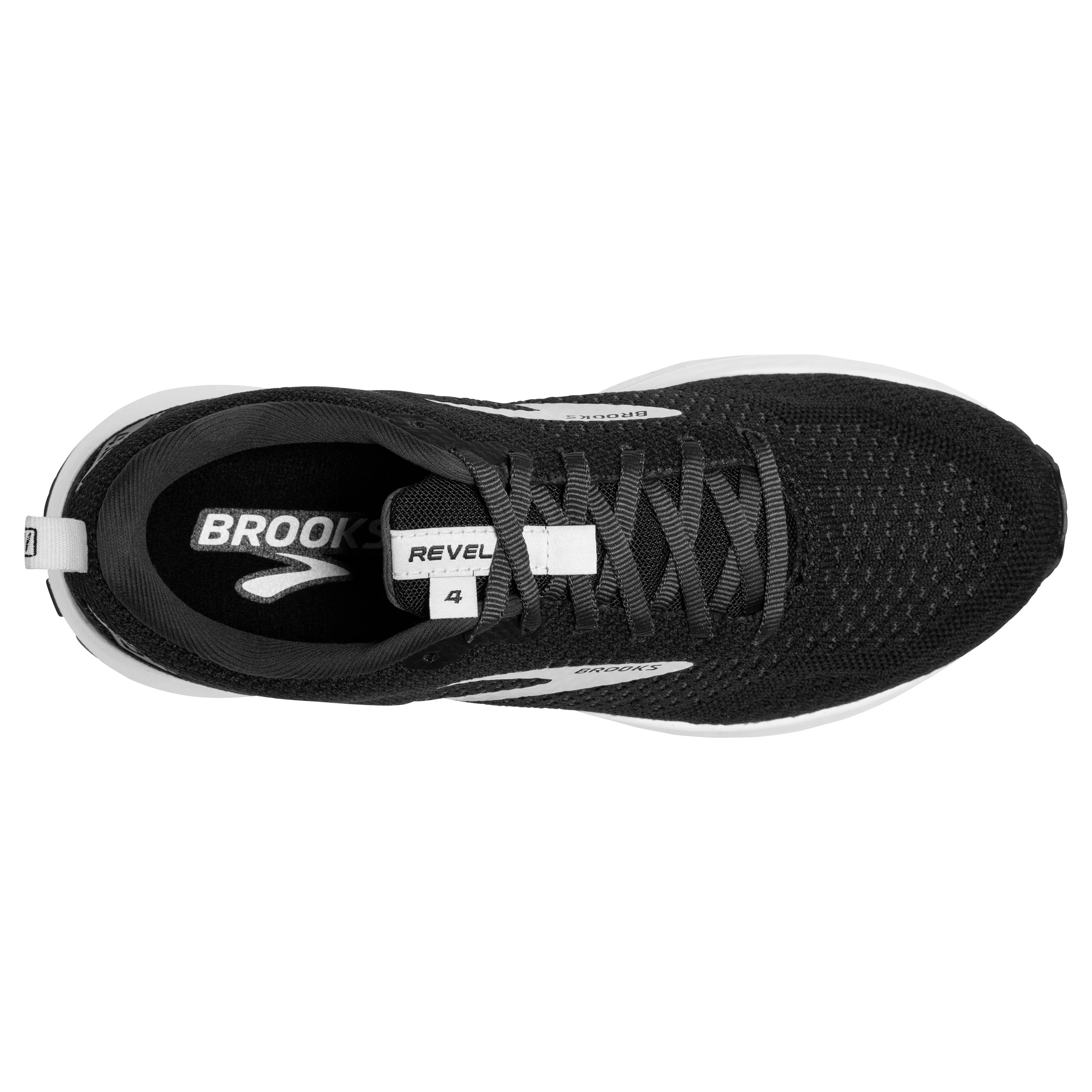 'Brooks' Women's Revel 4 - Black / Oyster / Silver