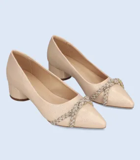 BW8627-GOLDEN-Women Casual Court Shoes