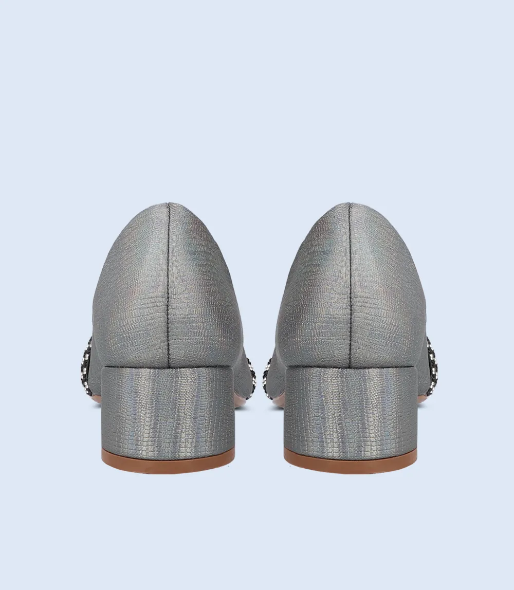 BW8627-GREY-Women Casual Court Shoes