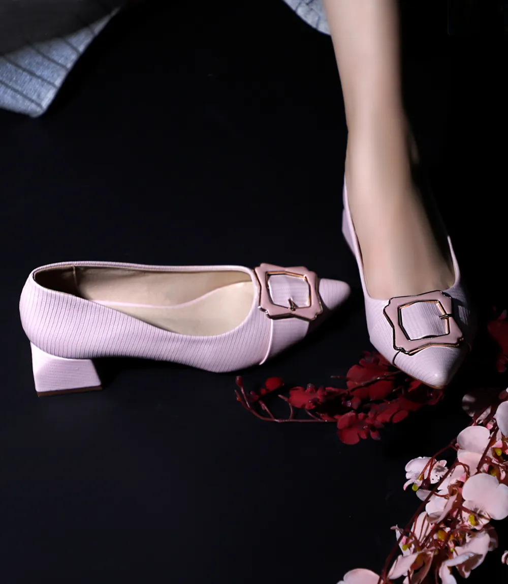 BW8628-TEA PINK-Women Casual Court Shoes