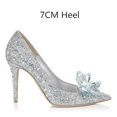 Crystal Rhinestone Wedding Pumps Shoes