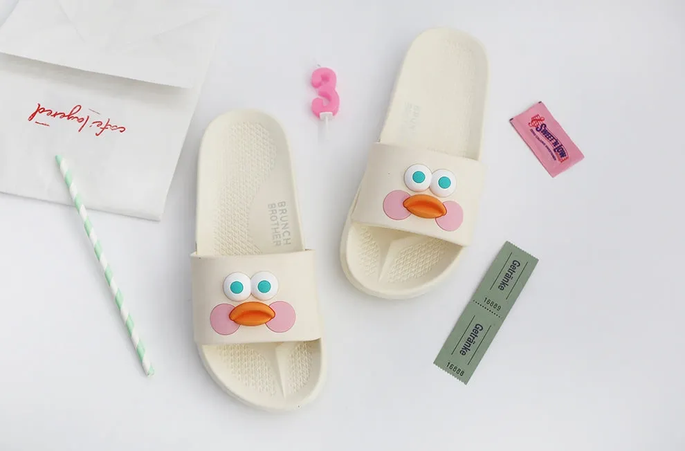 Cute Duck Characters Womens Sandals Slippers Shoes Office School Home