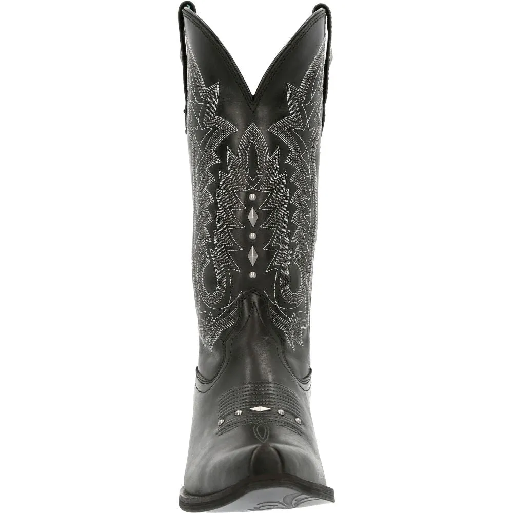 'Durango' Women's 12 Crush Western Snip Toe - Midnight