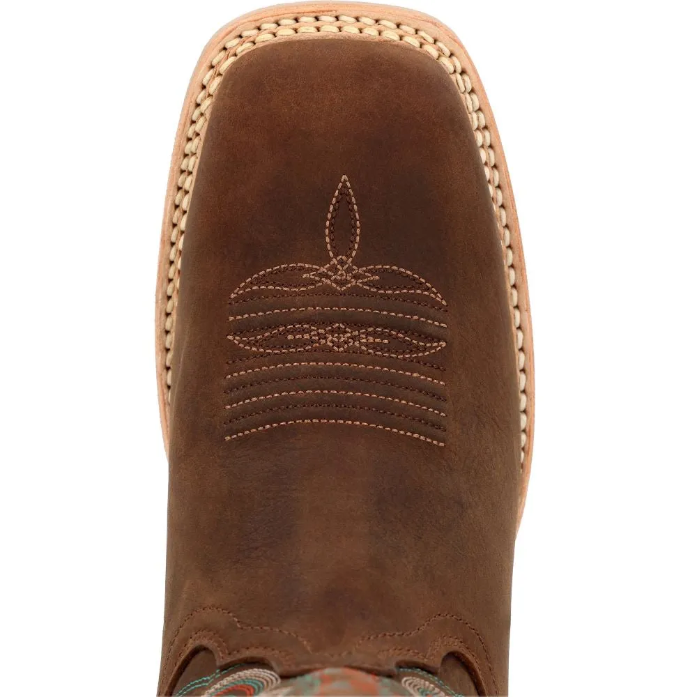 'Durango' Women's 12" Western Square Toe - Brown