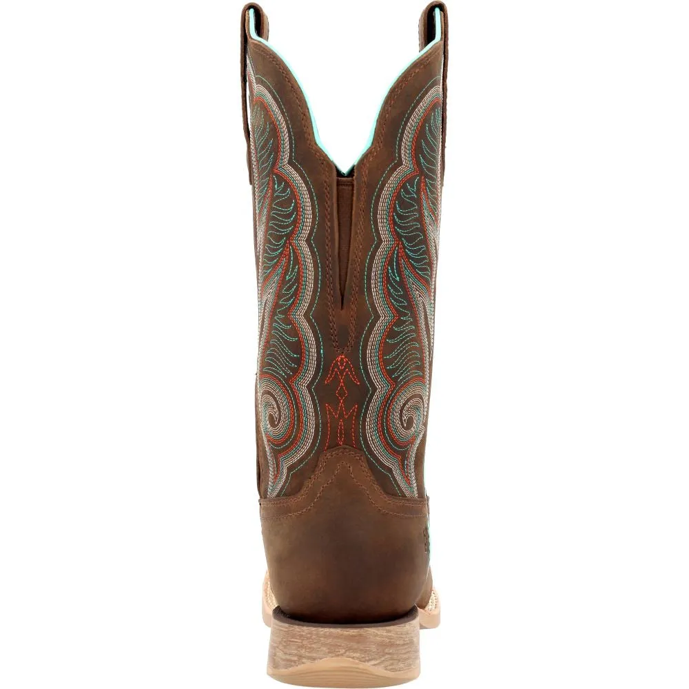 'Durango' Women's 12" Western Square Toe - Brown