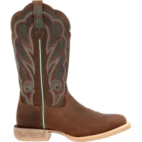 'Durango' Women's 12" Western Square Toe - Brown