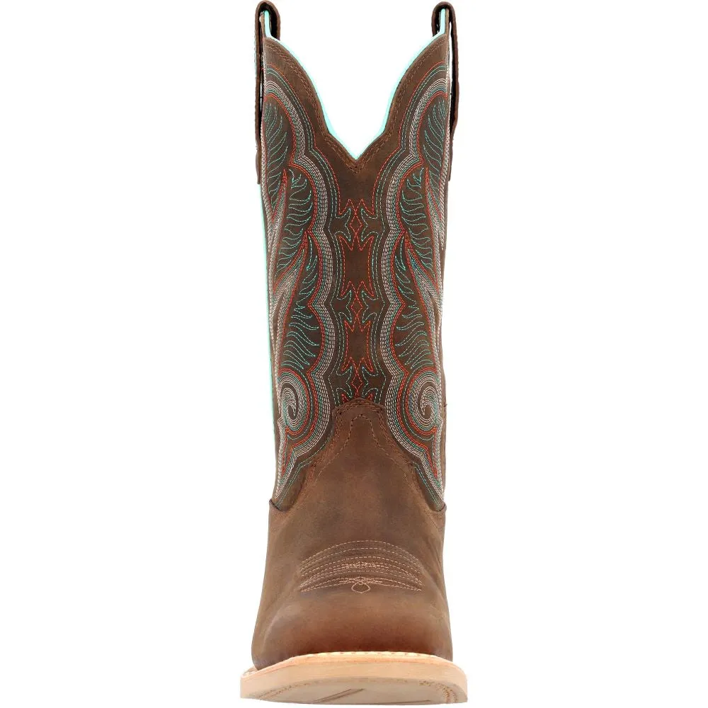 'Durango' Women's 12" Western Square Toe - Brown