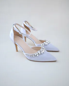 Evening Heels with Marquise Rhinestones