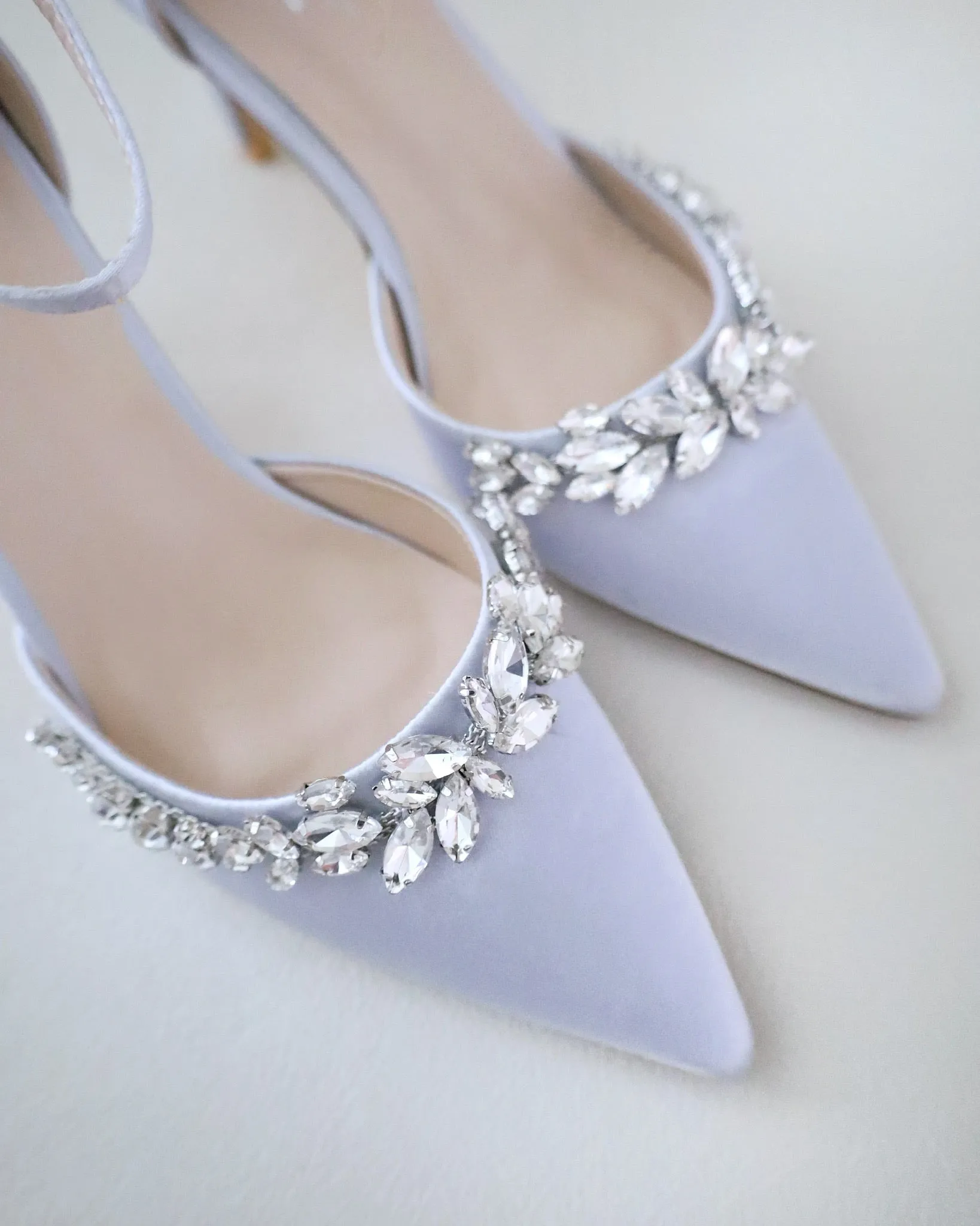 Evening Heels with Marquise Rhinestones