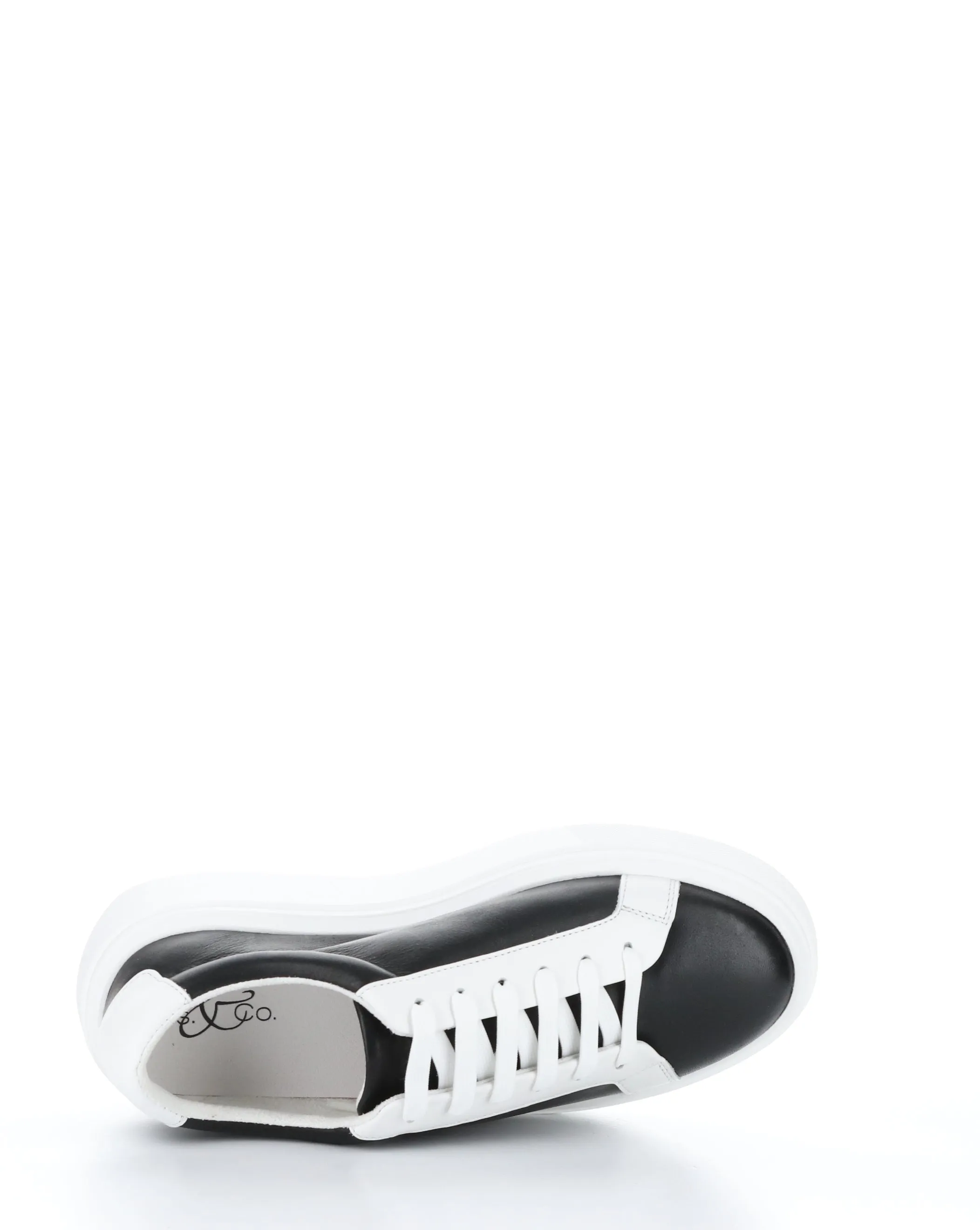 FUZI BLACK/WHITE Lace-up Shoes