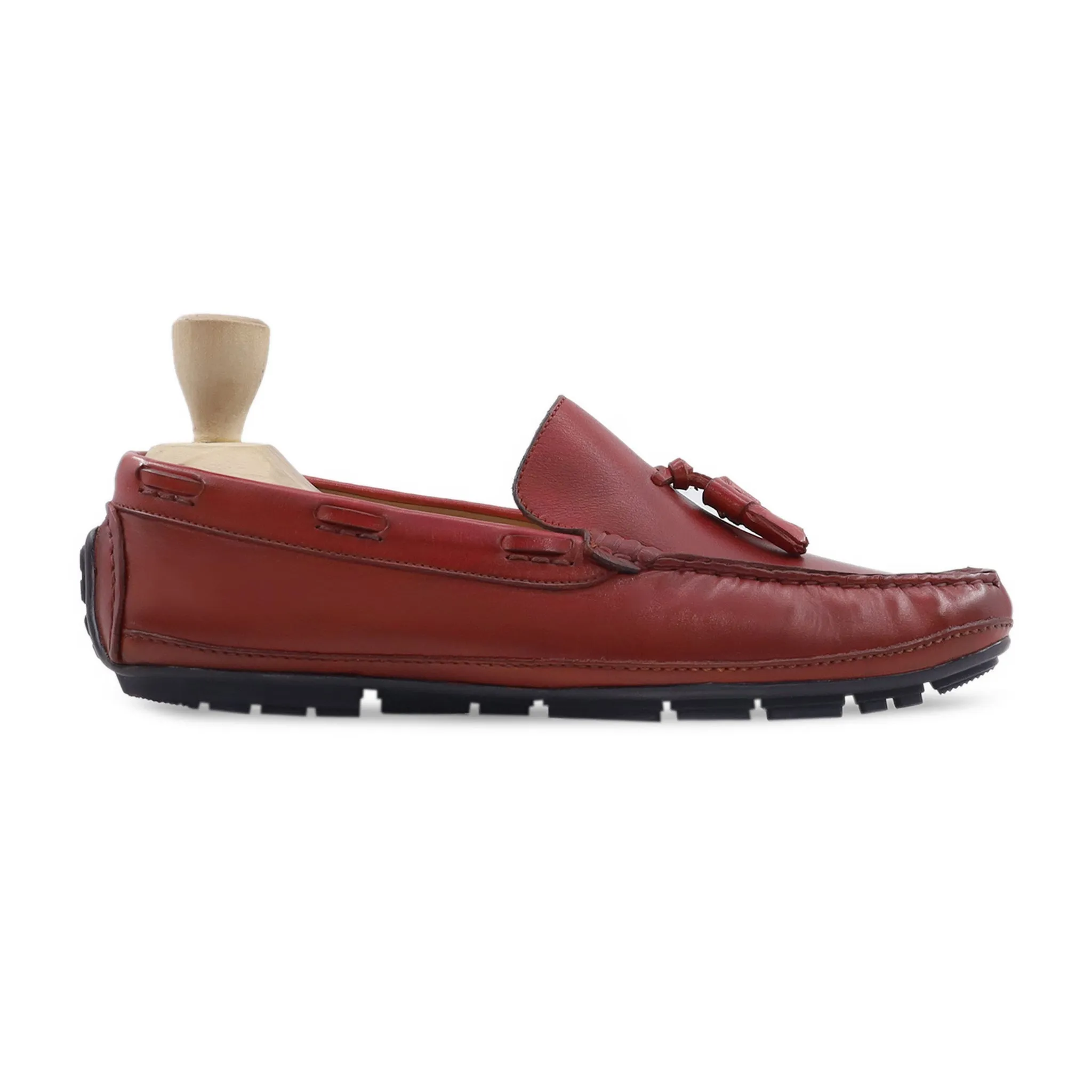 Iguazu - Men's  Oxblood Calf Leather Driver Shoe