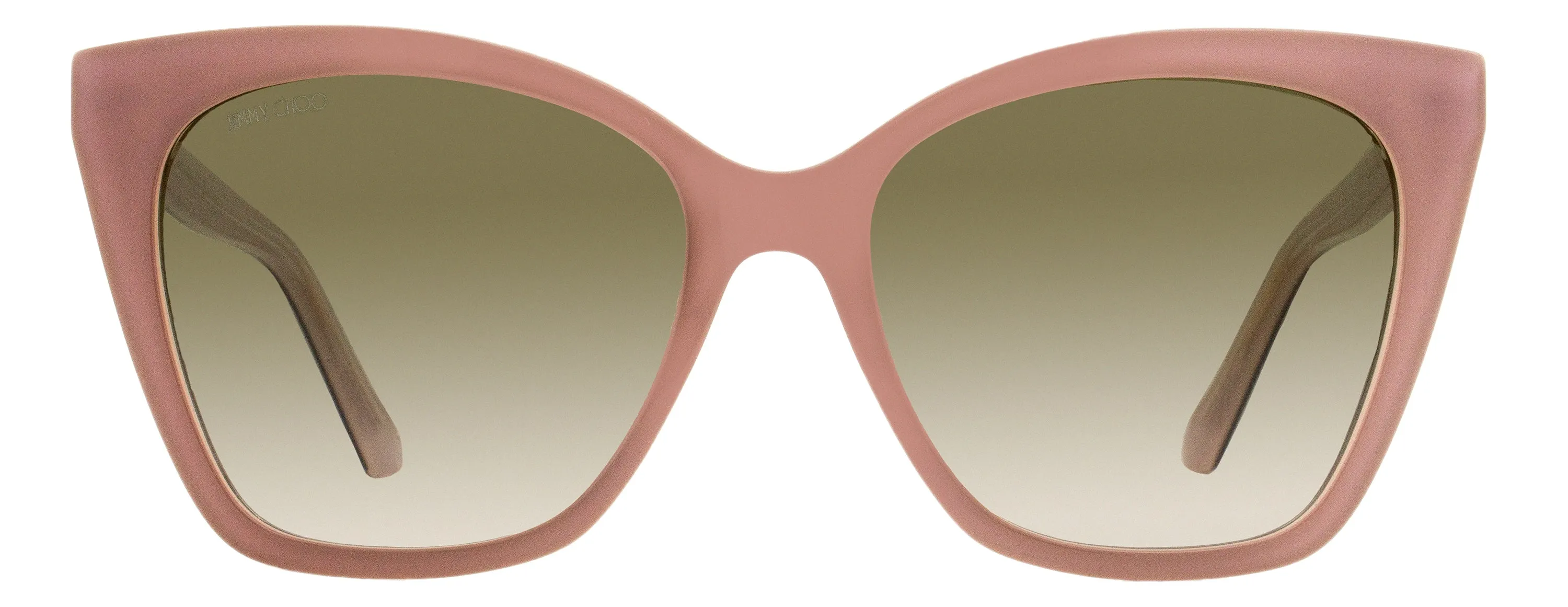 Jimmy Choo Women's Cat Eye Sunglasses Rua /G Y9AHA Nude 56mm