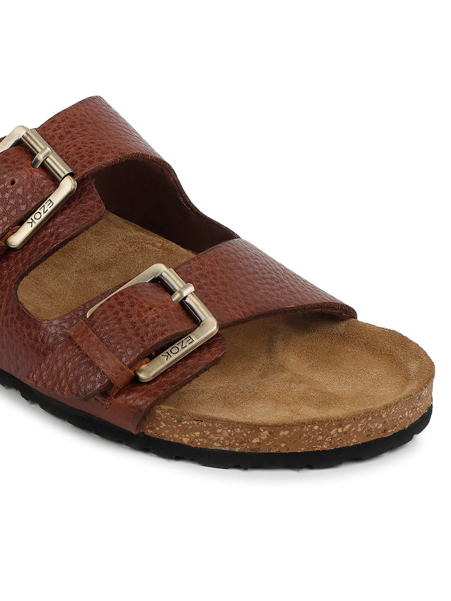 Leather sandal for men (Brown)