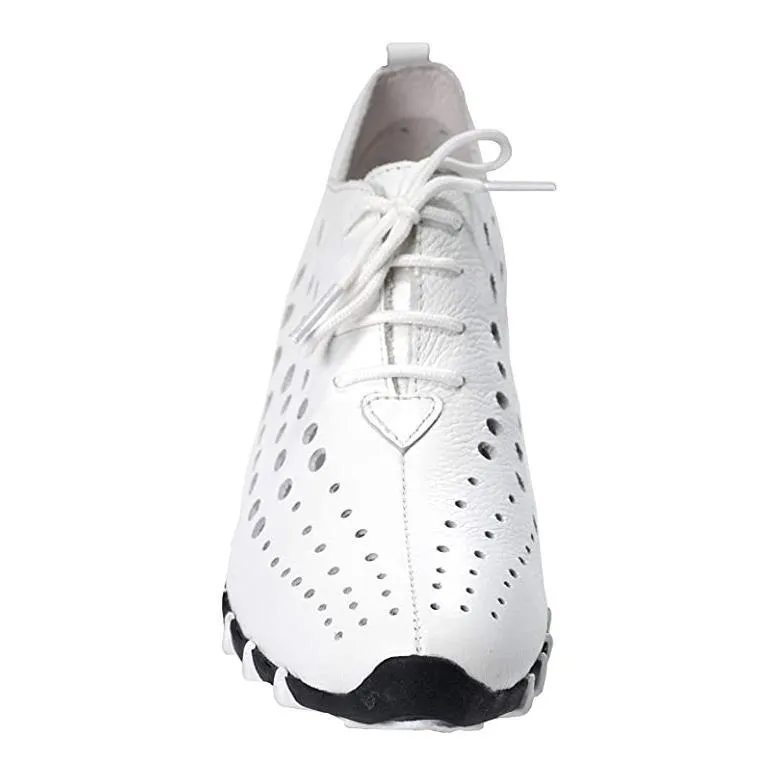 Litfoot Women's Oxford LF9010 White Leather