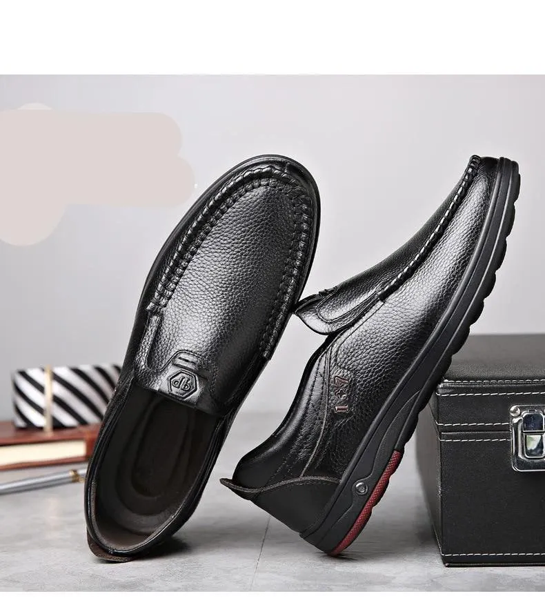 Men Leather Anti-slip Shoes