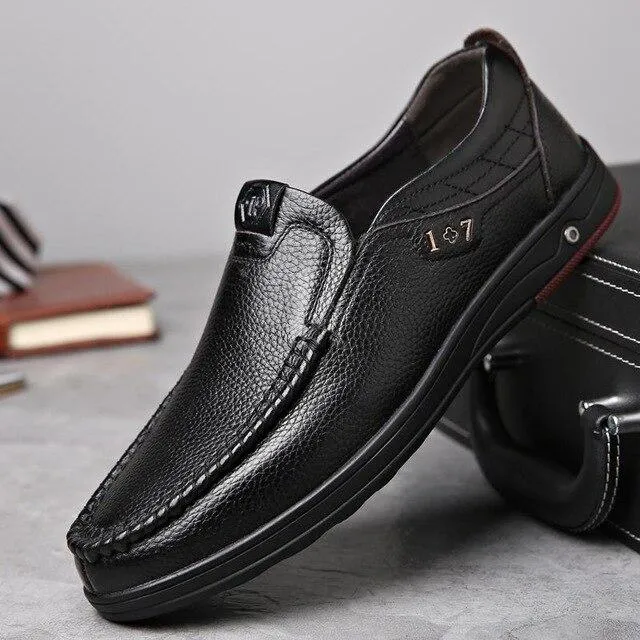 Men Leather Anti-slip Shoes