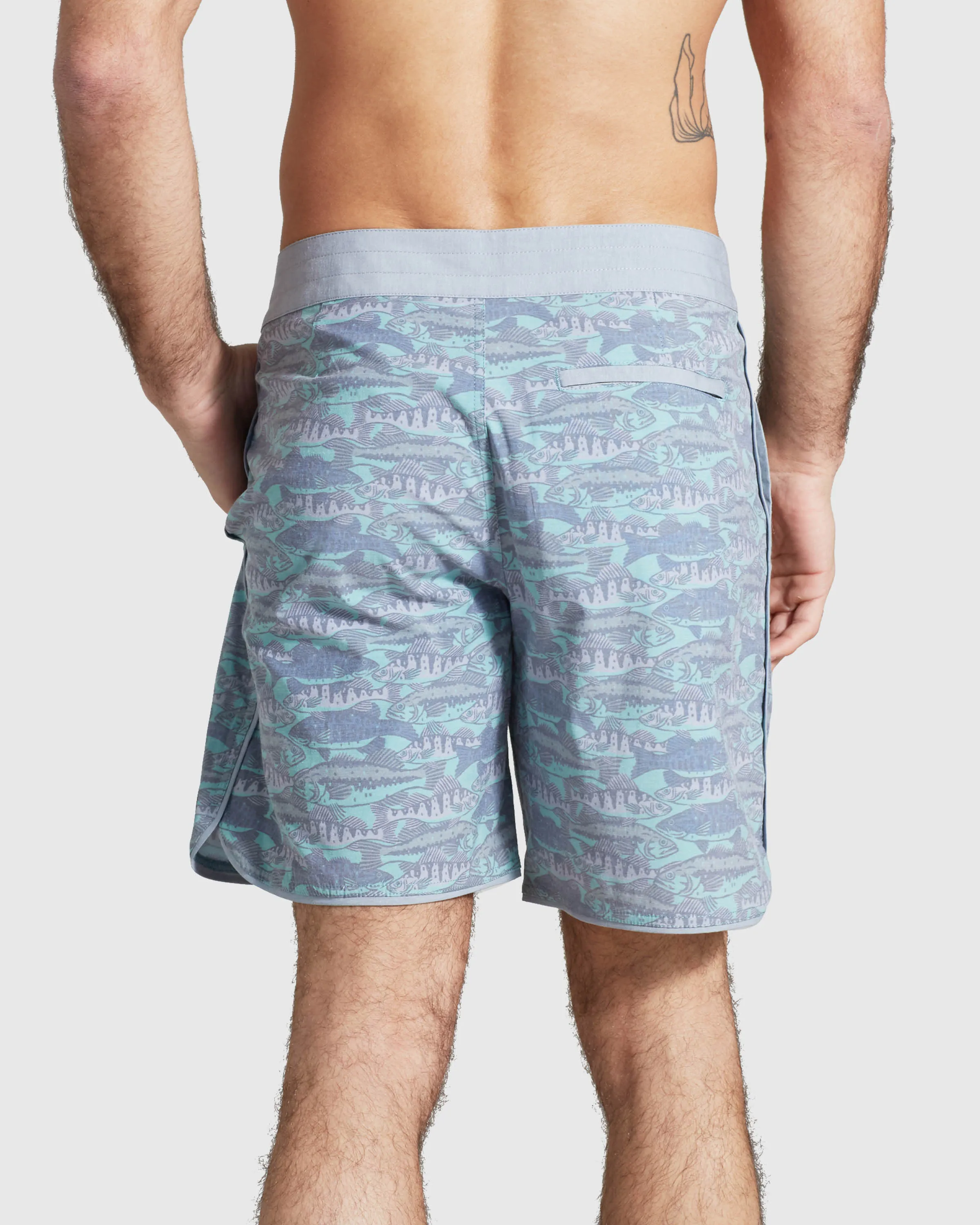 Men's Organic Scallop Board Short