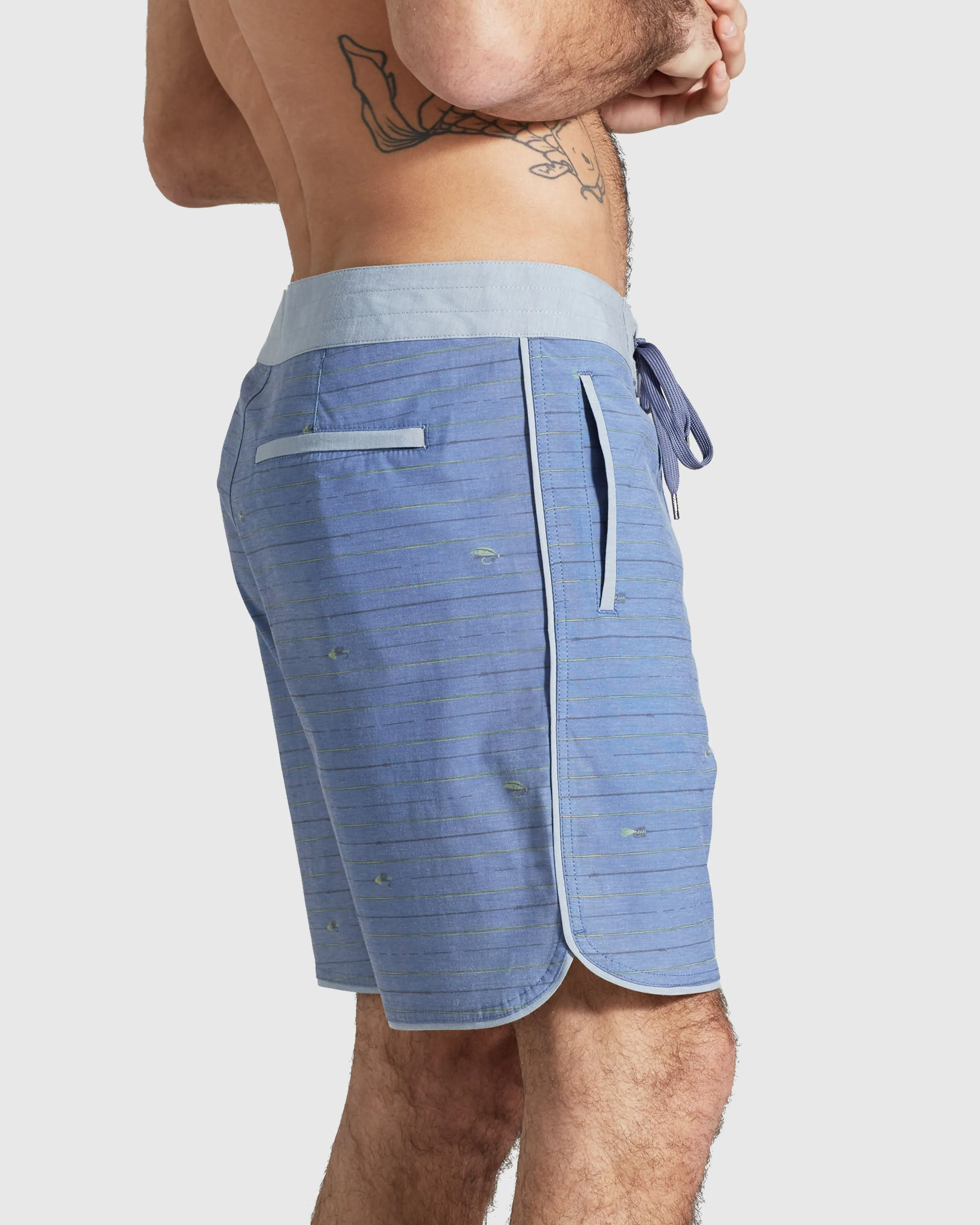 Men's Organic Scallop Board Short