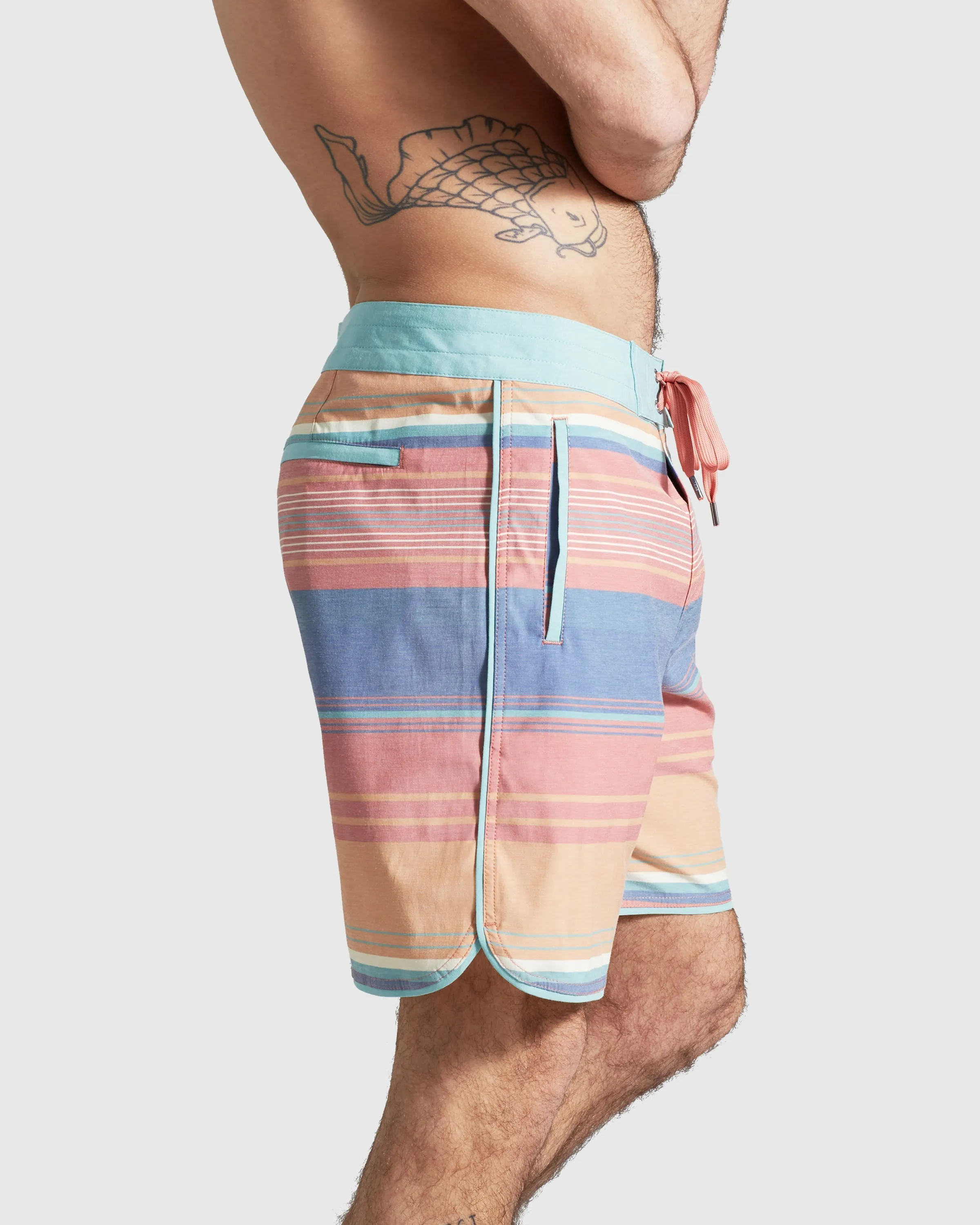 Men's Organic Scallop Board Short