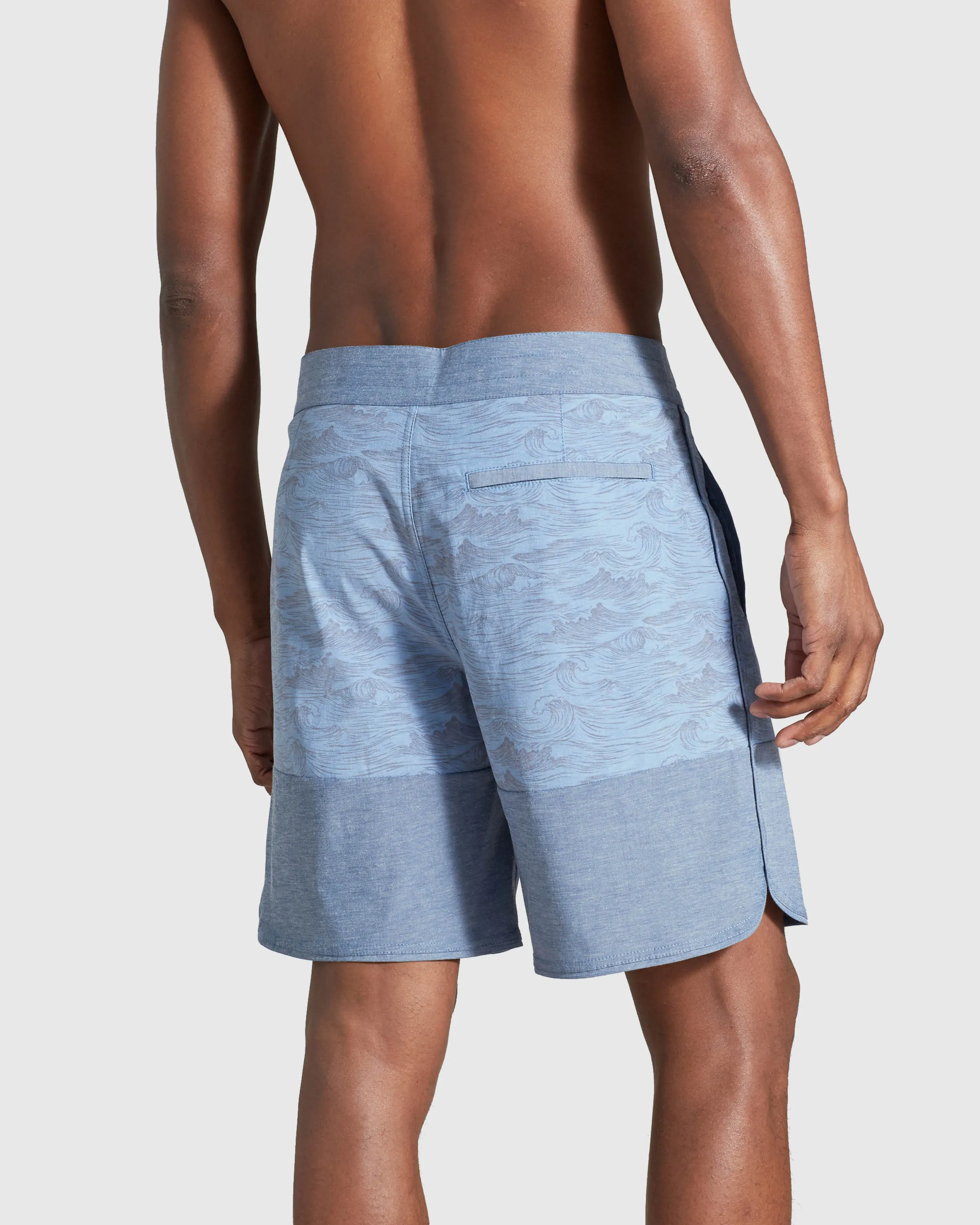 Men's Organic Scallop Board Short