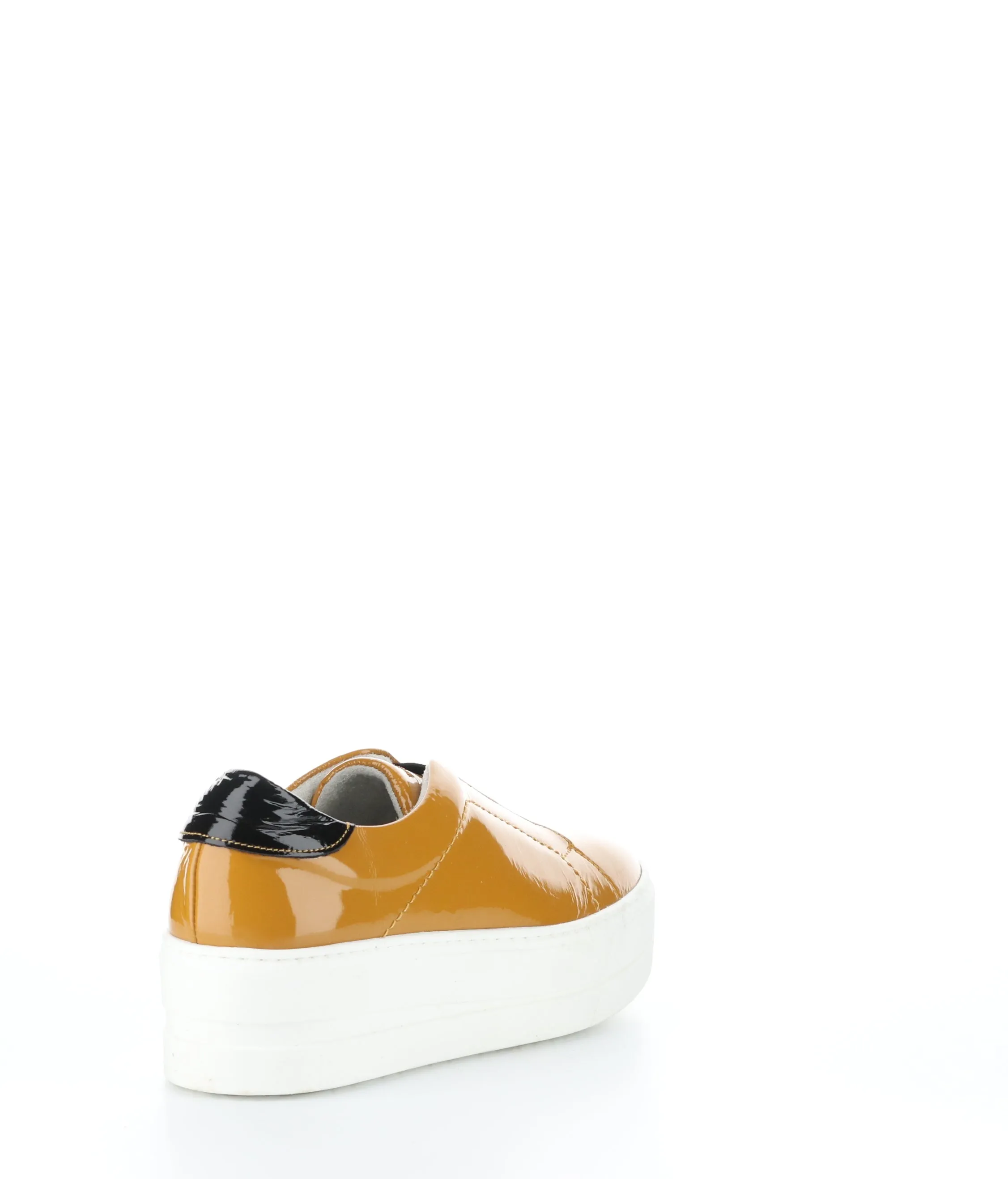 MONA OCHRE/BLACK Elasticated Shoes